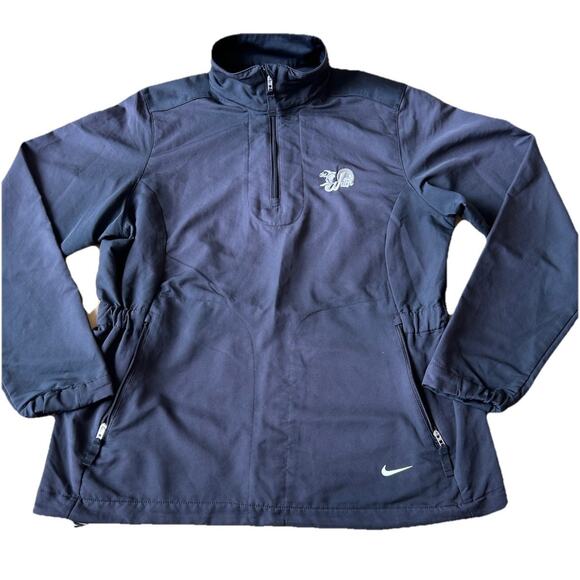 Nike Women's Embroidered “ The Witch” Windbreaker Jacket Black M Golf Run Hiking - Picture 1 of 8